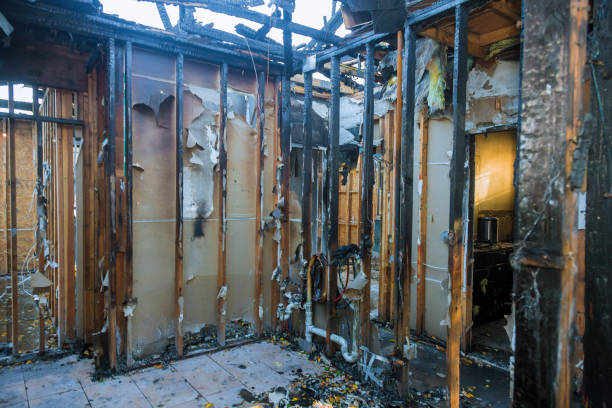 Professional Emergency Fire Cleanup technician working in Stansbury Park, UT